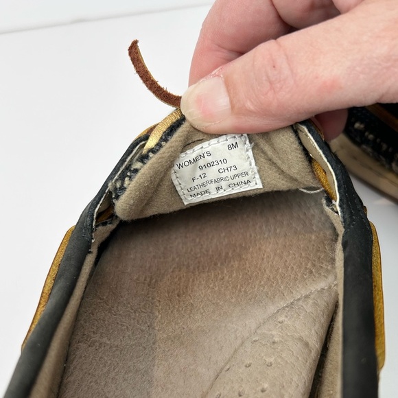 Sperry Black Flats Moccasin-Style Leather Loafers - Picture 9 of 9